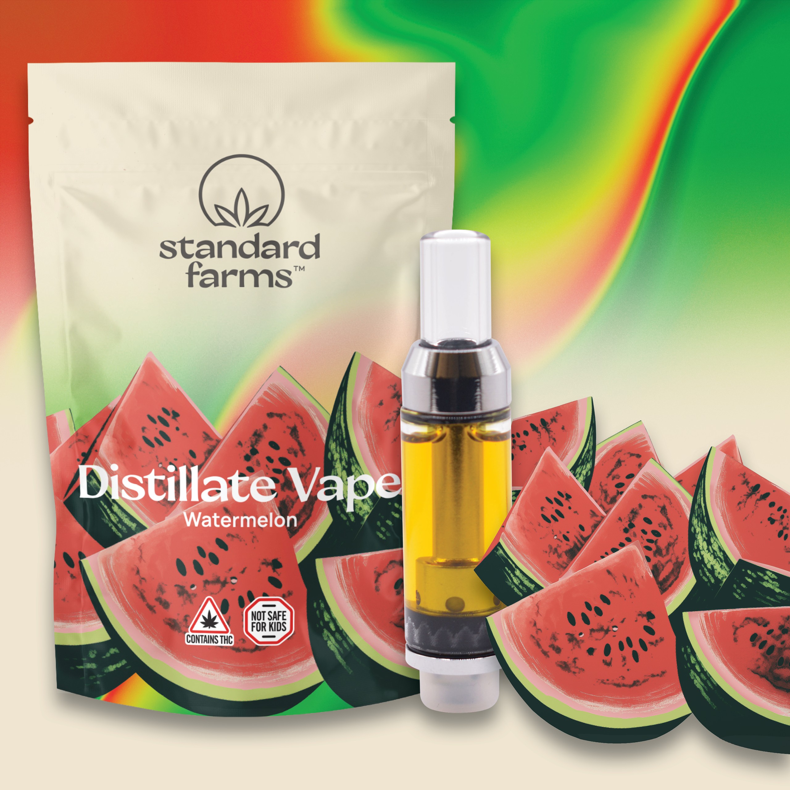 Photograph of product: Watermelon 2.0g 510 Cartridge