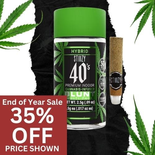 Photograph of product: Blue Burst (H) 5pk Mini Blunts 40's - Retail