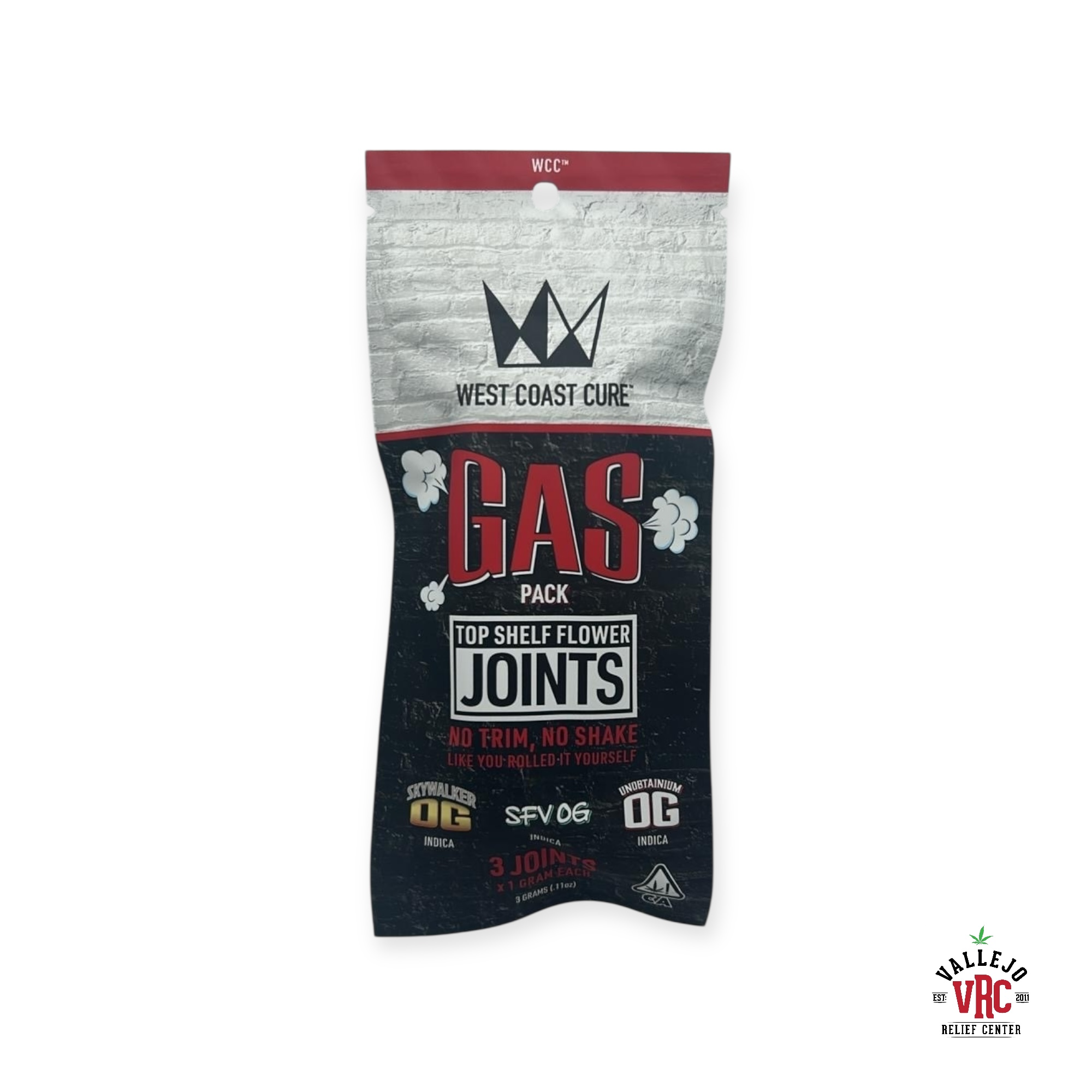 Photograph of product: GAS PACK-3PK 3G