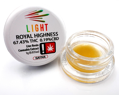 Photograph of product: Angel | Light Extracts | Royal Highness | Live Resin