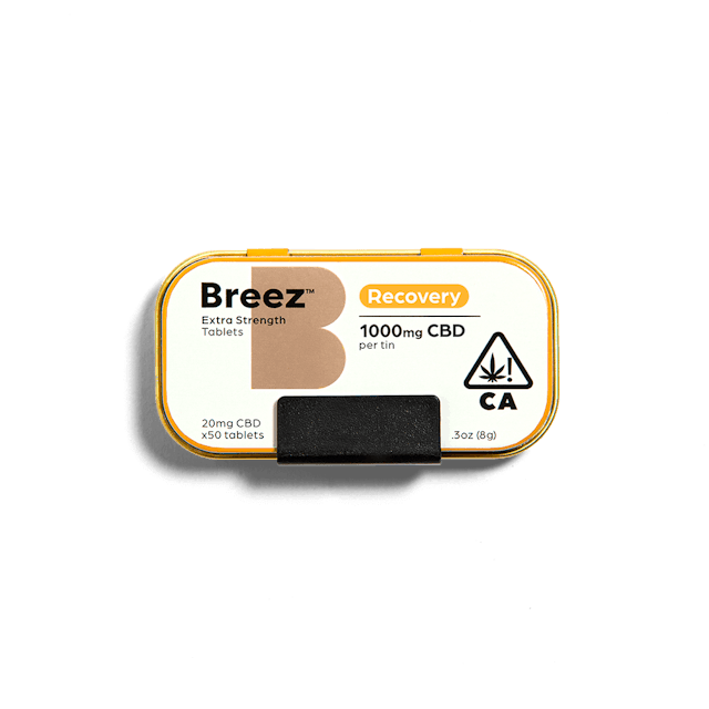 Photograph of product: Extra Strength Recovery Tablet Tin | 1000mg CBD
