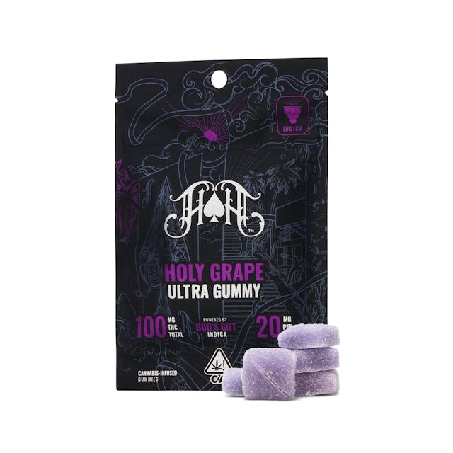 Photograph of product: Holy Grape | 100MG Gummies
