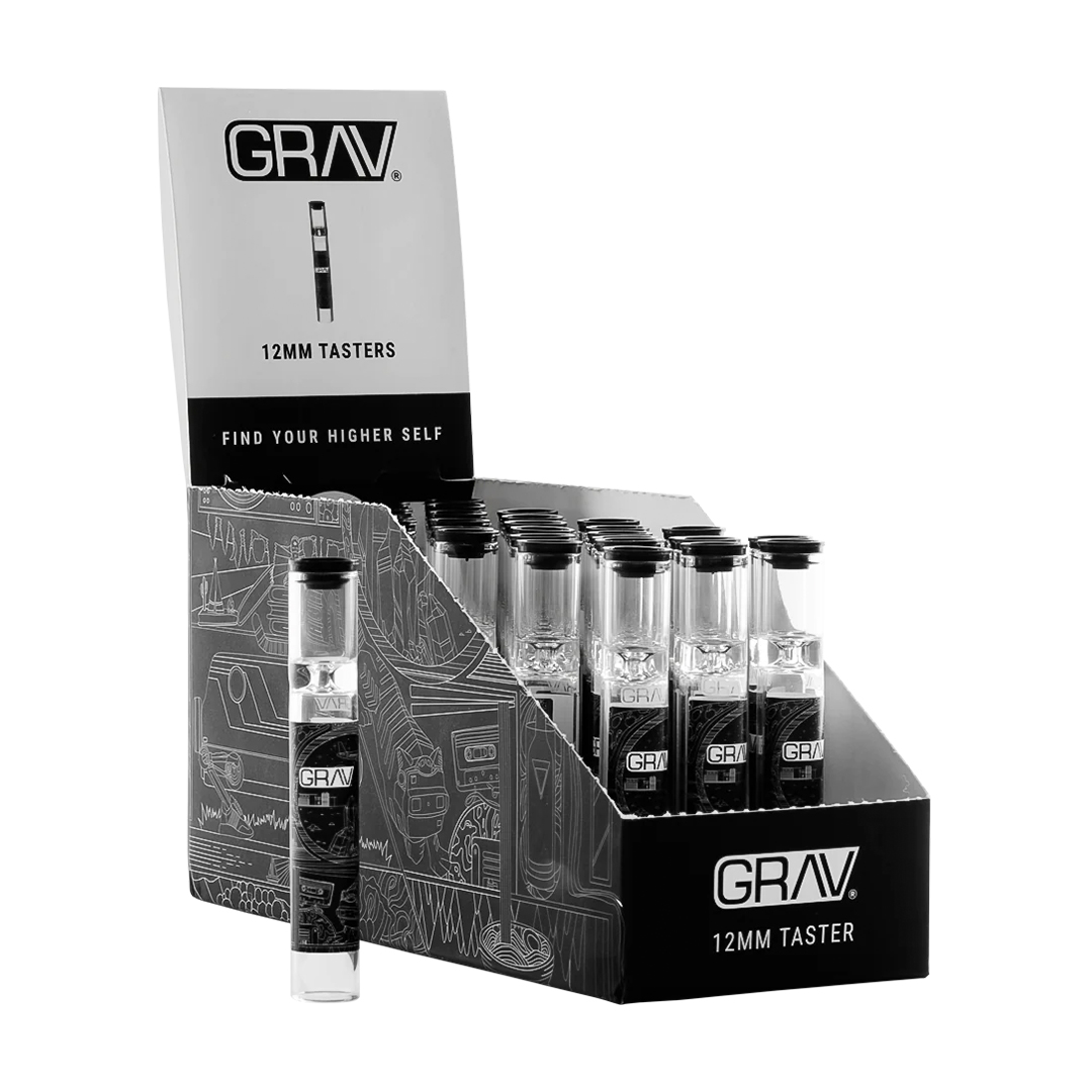 Photograph of product: Grav Labs | Glass Taster Pipe | Clear