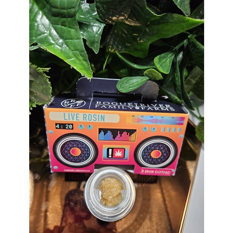 Photograph of product: Sunset Animal - 1g Live Rosin - Rogue River Family
