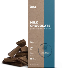 Photograph of product: Insa | Chocolate Bar - 100mg