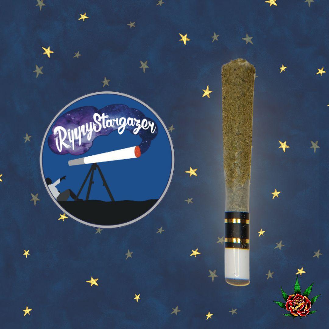 Photograph of Product: Eden Rose- Infused Pre-Roll-Rippy Stargazer-Widow Maker