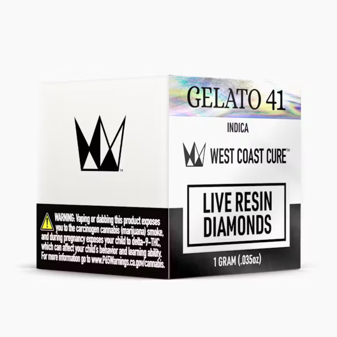 Photograph of product: GELATO 41 1G LIVE RESIN DIAMONDS