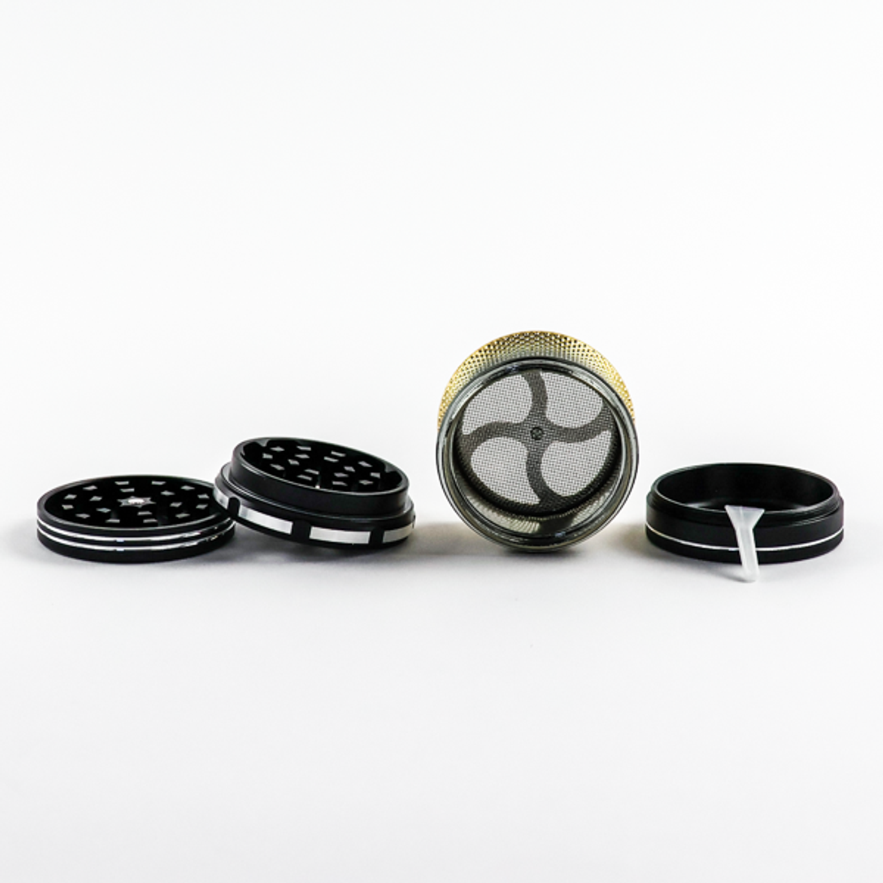 Photograph of product: LuvBuds | 63mm Zinc 4pc Grinder