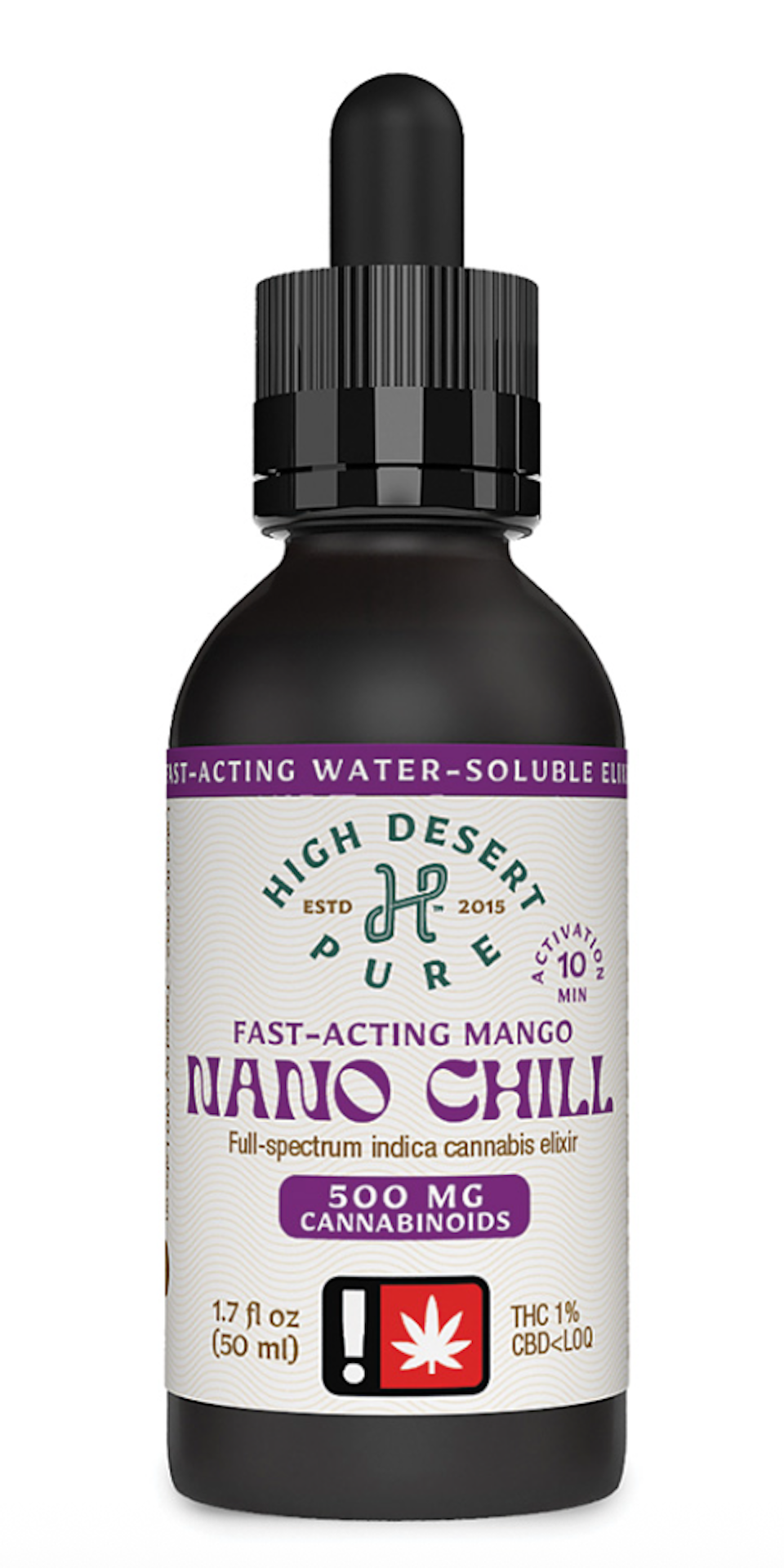 Photograph of product: High Desert Pure - Nano Chill Elixir - Mango (1.7oz)