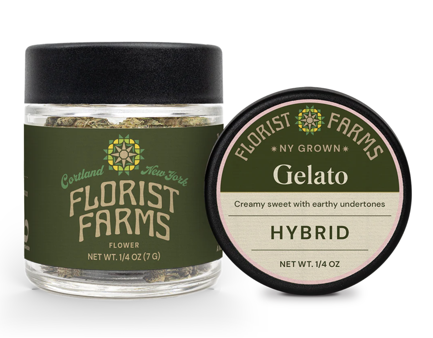 Photograph of product: Florist Farms- 7g Flower Jar- Gelato
