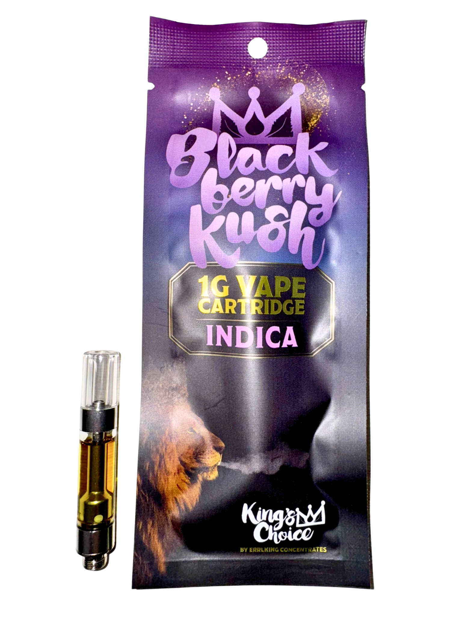 Photograph of product: Blackberry Kush 510 Vape Cart