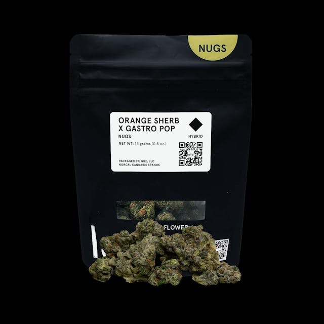 Photograph of product: Orange Sherb x Gastro Pop | 14G Flower