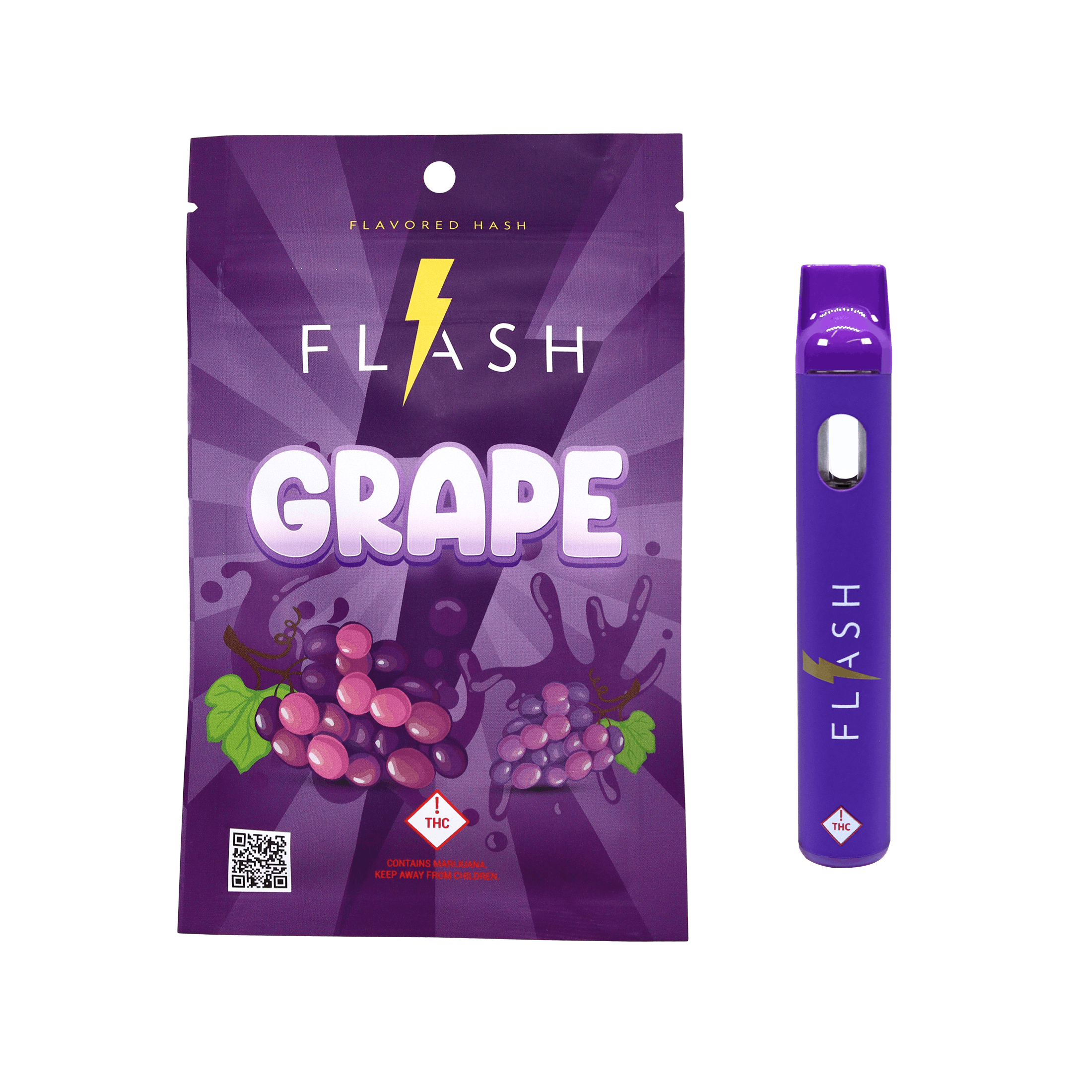 Photograph of product: Harmony Flash Grape Disposable Cartridge 1g