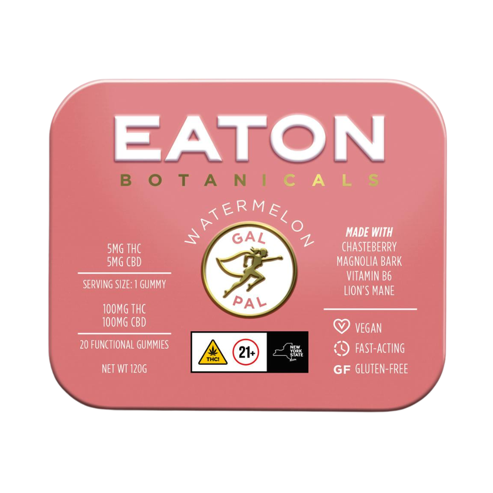 Photograph of product: Eaton Botanicals | Gal Pal - Watermelon | Gummies | 20pk | 100mg