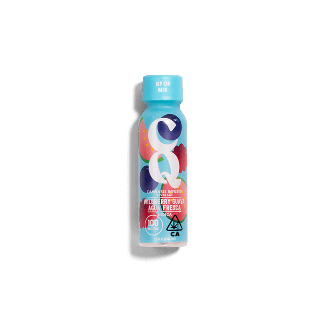 Photograph of product: CQ Drink 100mg: Wildberry Guava Agua Fresca Shot 2.2oz