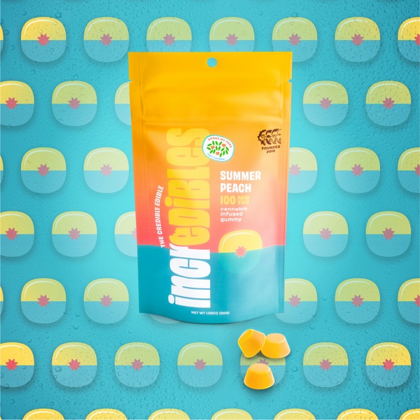 Photograph of product: Summer Peach | Gummies 100mg