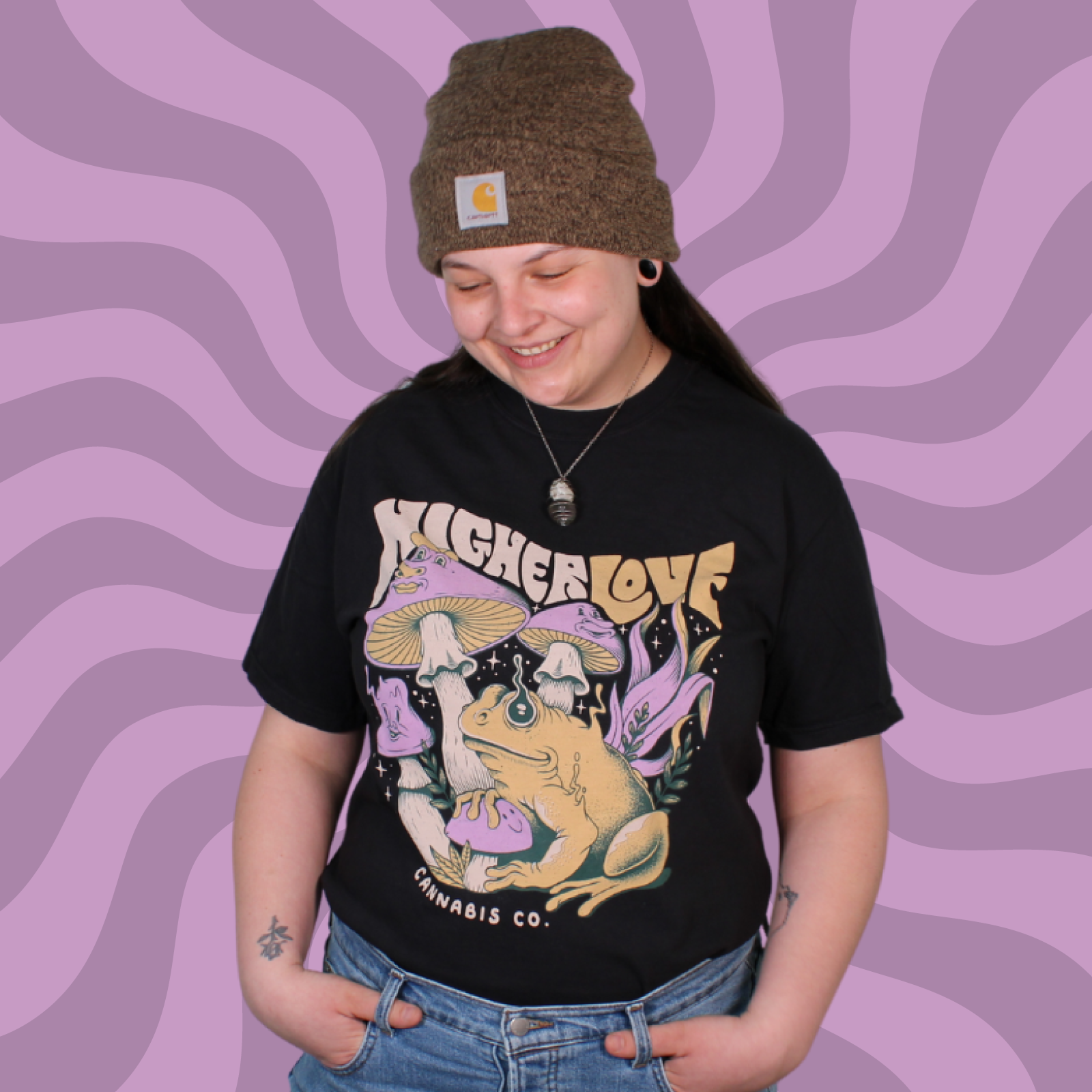 Photograph of product: Frog Shroom Tee (L)