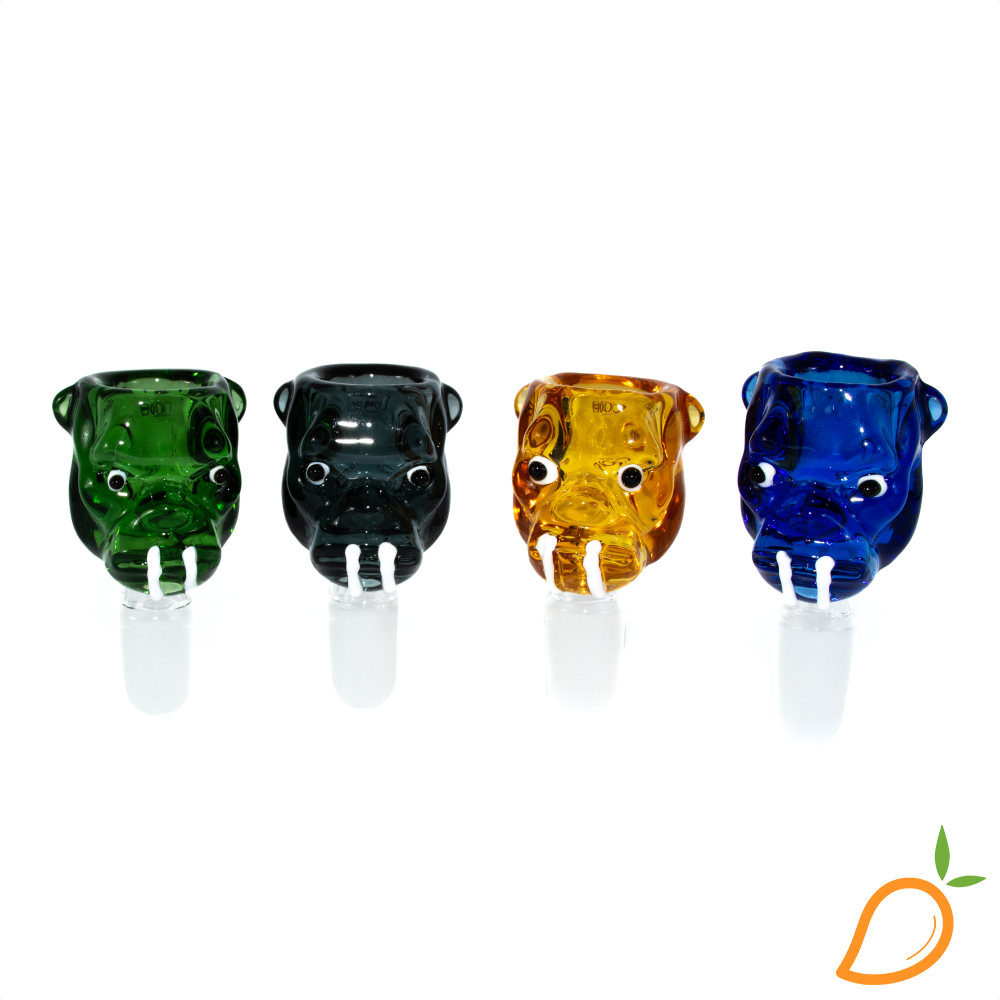 Photograph of product: 14mm Character Bowl Clover Glass