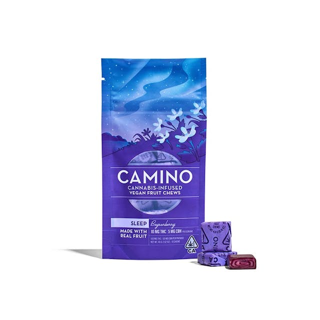 Photograph of product: Boysenberry | THC:CBN 10:5 | 100mg Fruit Chews