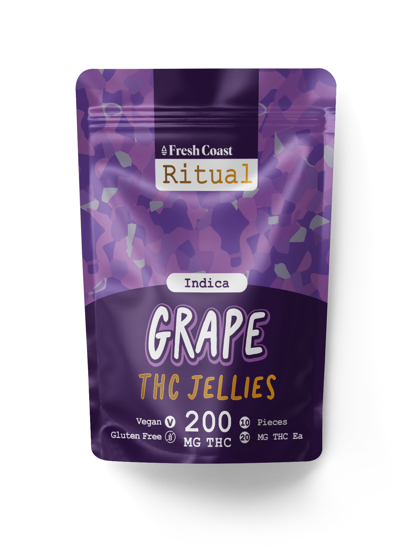Photograph of product: Ritual Grape Gummies | 200mg