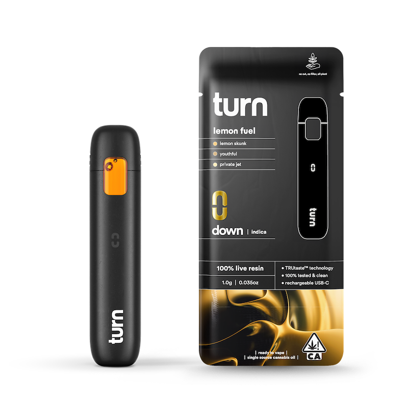 Photograph of product: AIO - Lemon Fuel (Live Resin) - 1g (I) - Turn