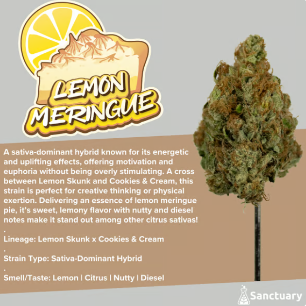Photograph of product: Lemon Meringue - Buds 3.5g