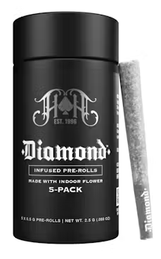 Photograph of product: 5pk Brain Dead Diamond Infused Prerolls - Heavy Hitters