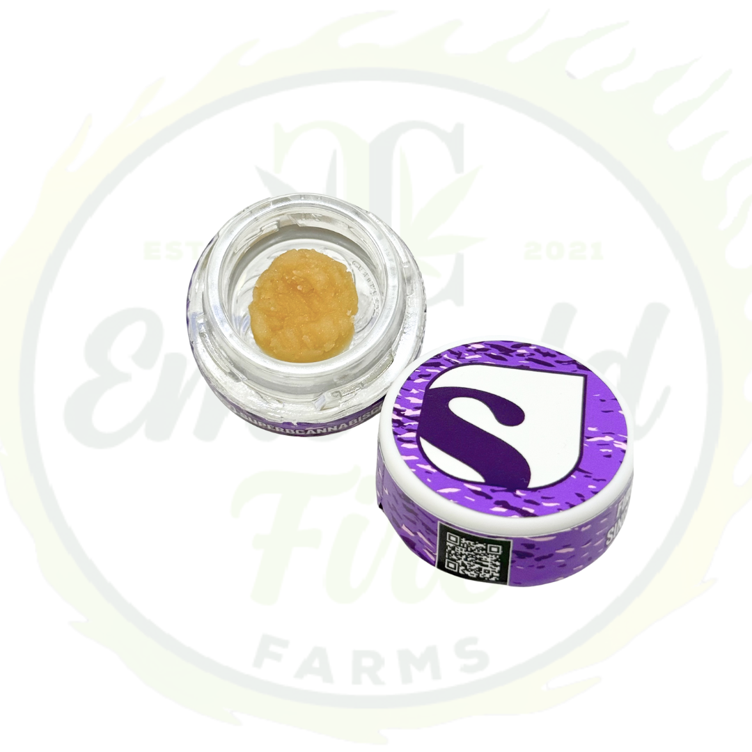 Photograph of product: Superb Rosin 1g Blockberry