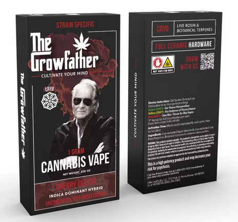 Photograph of product: Growfather - Cherry Gelato 1g Cryo Liquid Diamond Disposable