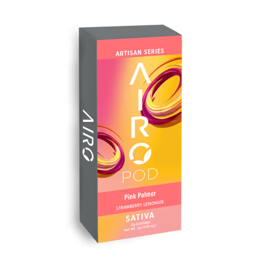Photograph of product: AIRO - POD DISTILLATE - 1G - PINK PALMER - Oui'd