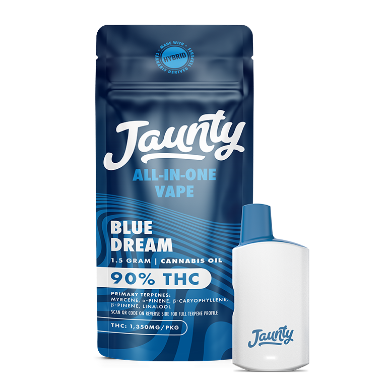 Photograph of product: JAUNTY Blue Dream 1.5g Disposable Vape