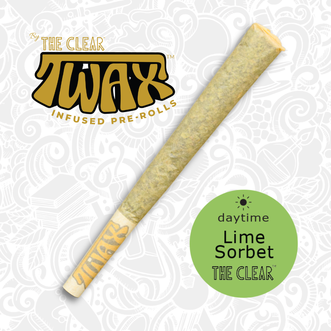 Photograph of product: Twax Lime Sorbet Infused Preroll