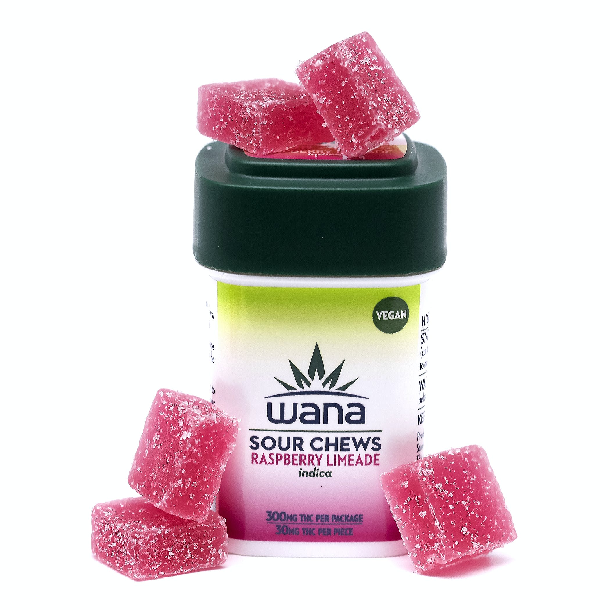 Photograph of product: Wana Gummies - Raspberry Limeade - REC