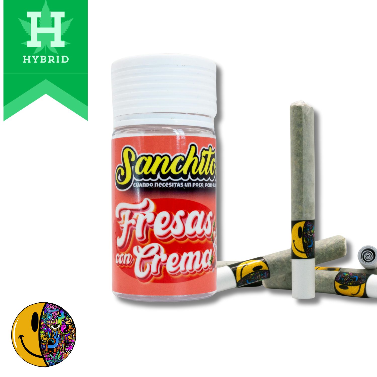 Photograph of product: HeS | Pre-Rolls | Infused Sanchitos | 7pk | Fresas con Crema | 3.5g