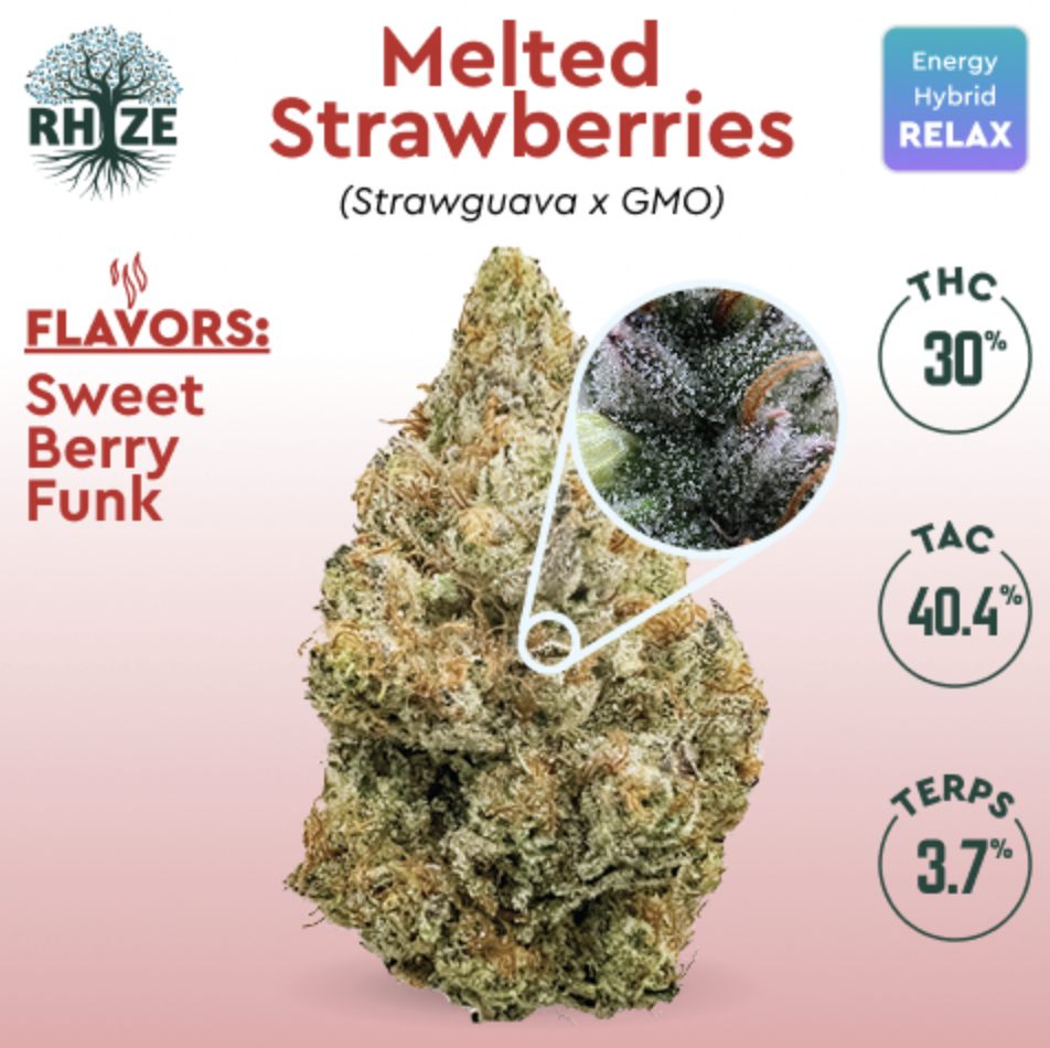 Photograph of product: Melted Strawberries - 3.5g