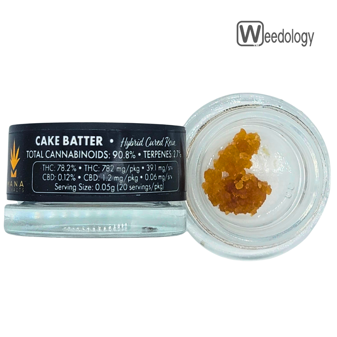 Photograph of Product: Mana Extracts 1g CAKE BATTER Cured Resin
