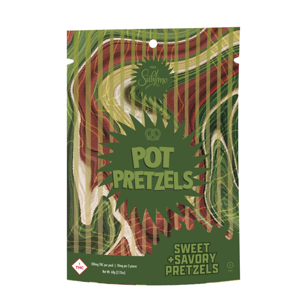 Photograph of product: Sublime - Sweet & Savory Pot Pretzels - 100mg