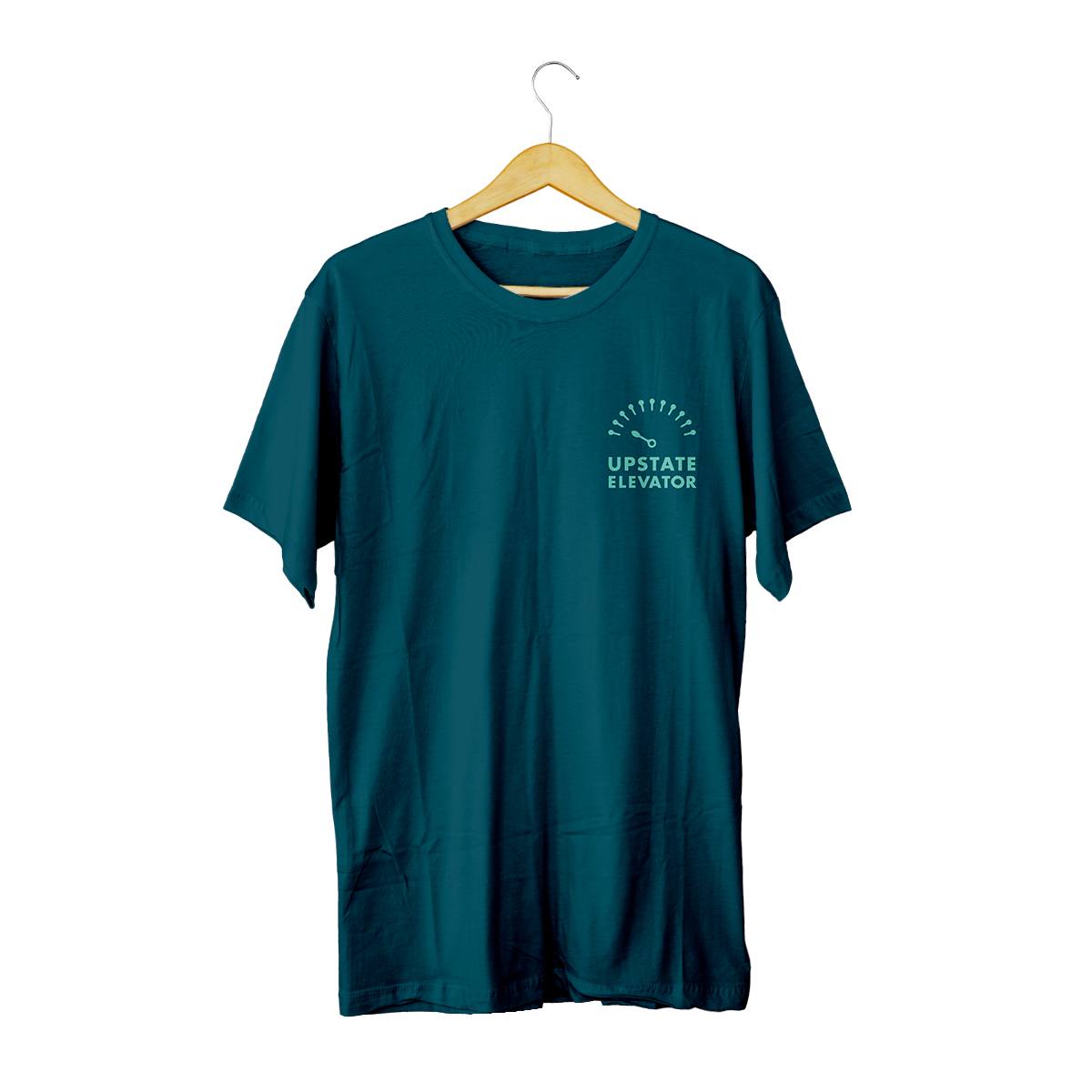 Photograph of product: Upstate Unisex Elevated Landscape Tee, Teal XXL