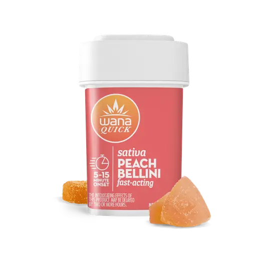 Photograph of product: Wana Quick Peach Bellini 10pk