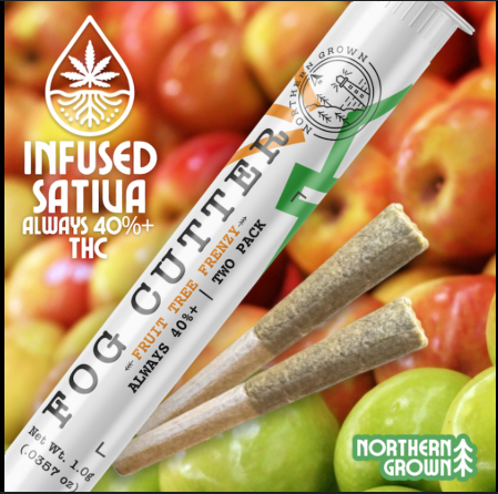 Photograph of product: Fruit Tree Frenzy x 2 Infused Pre-Roll