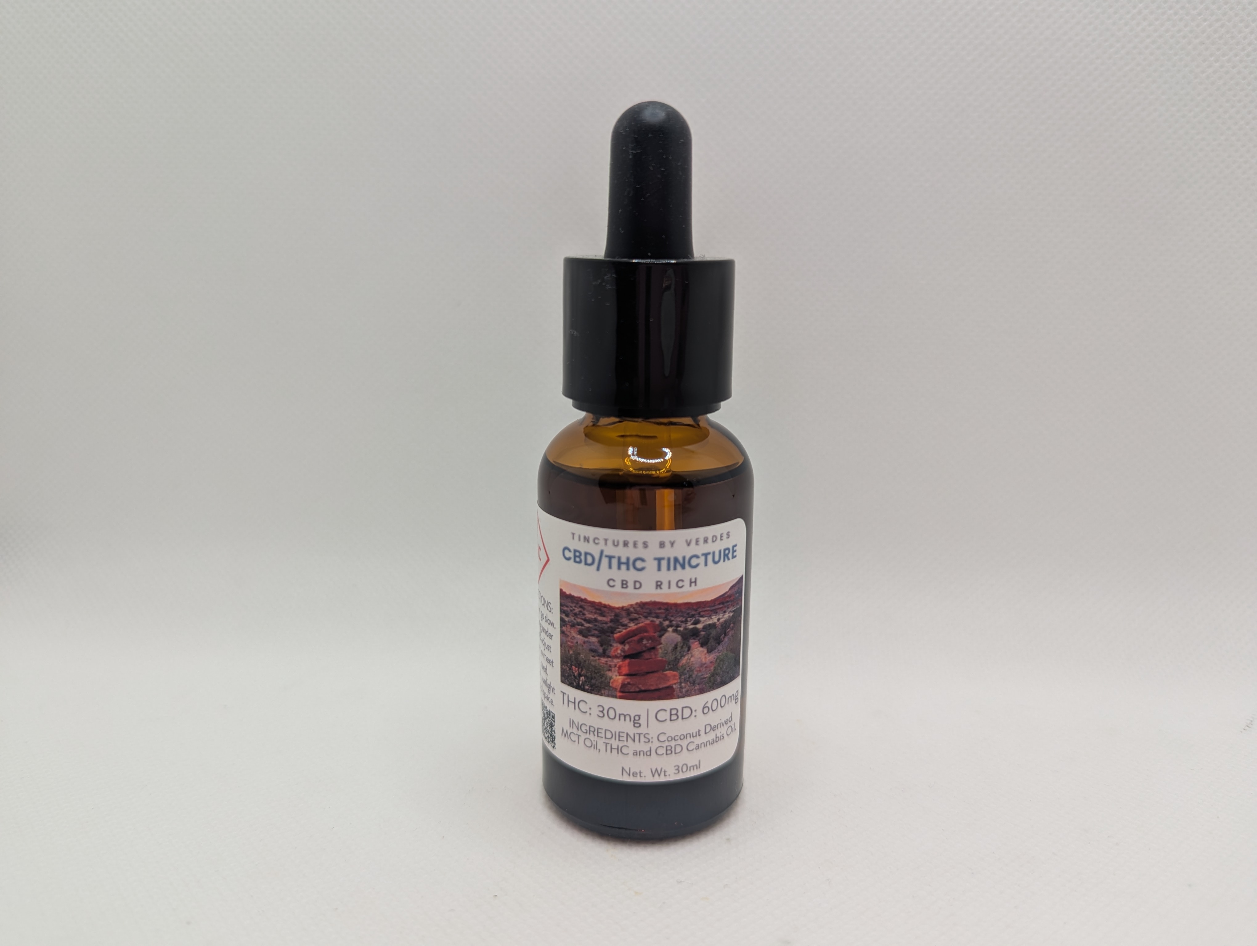 Photograph of product: Verdes - Tincture CBD/TH-oui 20:1 600CBD/30TH-oui