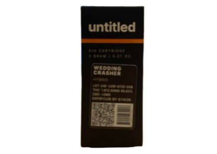 Photograph of product: Untitled Vape 510 Cartridge * * - Wedding Crasher