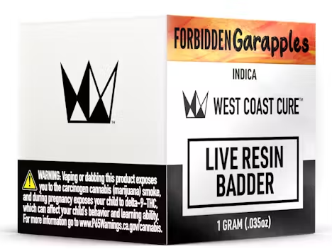 Photograph of product: Forbidden Garapples Badder [I]