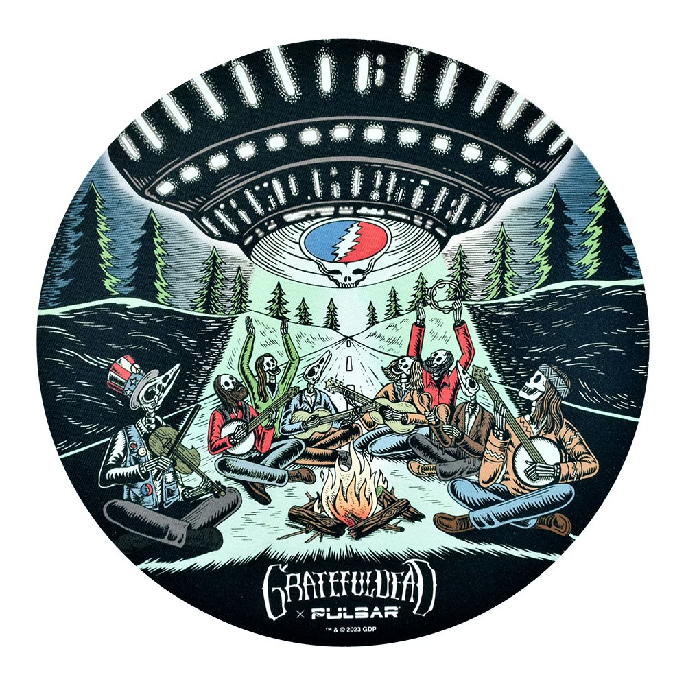 Photograph of product: Grateful Dead x Pulsar DabPadz Fabric Top Dab Mat - Close Encounters 8