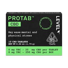 Photograph of product: CBD PROTAB 10PC (250MG)