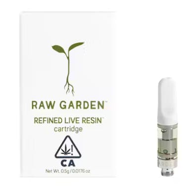 Photograph of product: Raw Garden - Showtime Diesel Refined Live Resin Cartridge .5g