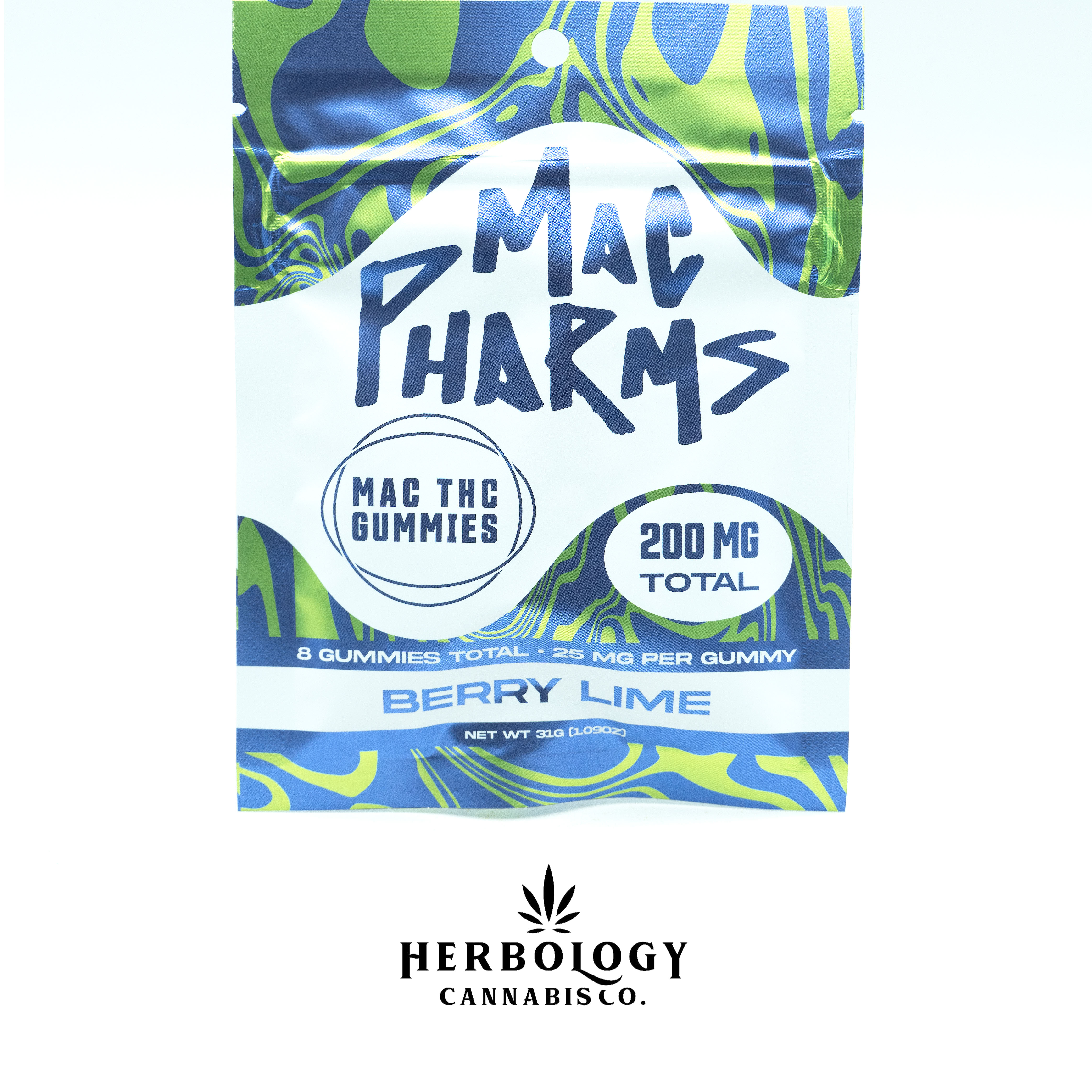 Photograph of product: MAC Pharms | Gummy | Sour Apple | 200mg