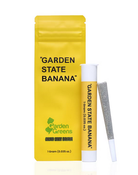 Photograph of product: Garden State Banana - Banana Mochi Pre-Roll