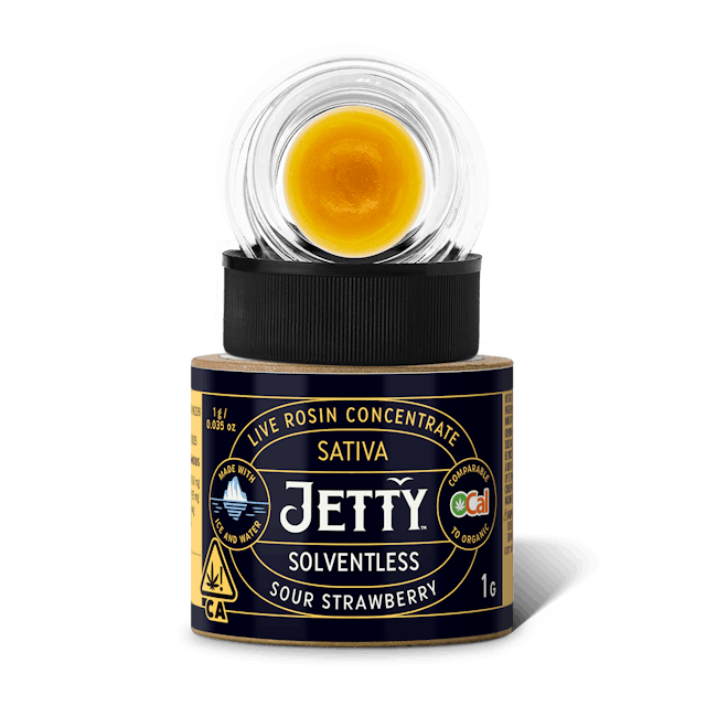 Photograph of product: Sour Strawberry  | OCal | 1g Live Rosin
