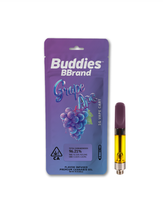 Photograph of Product: BBrand | Distillate 510 Vape | Grape Ape | 1g